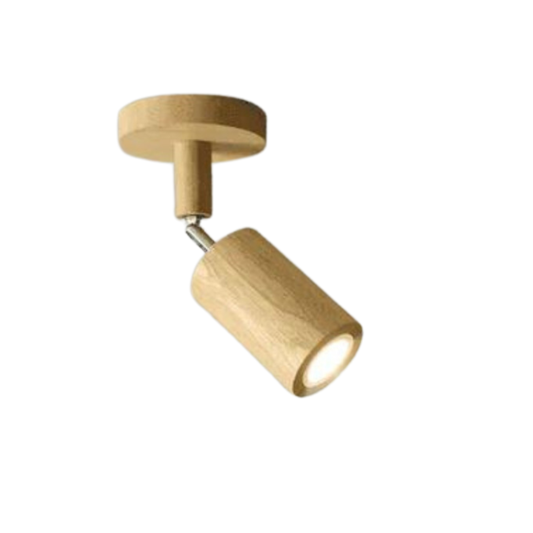 Wooden Adjustable Ceiling Spotlight - LuxeBeam