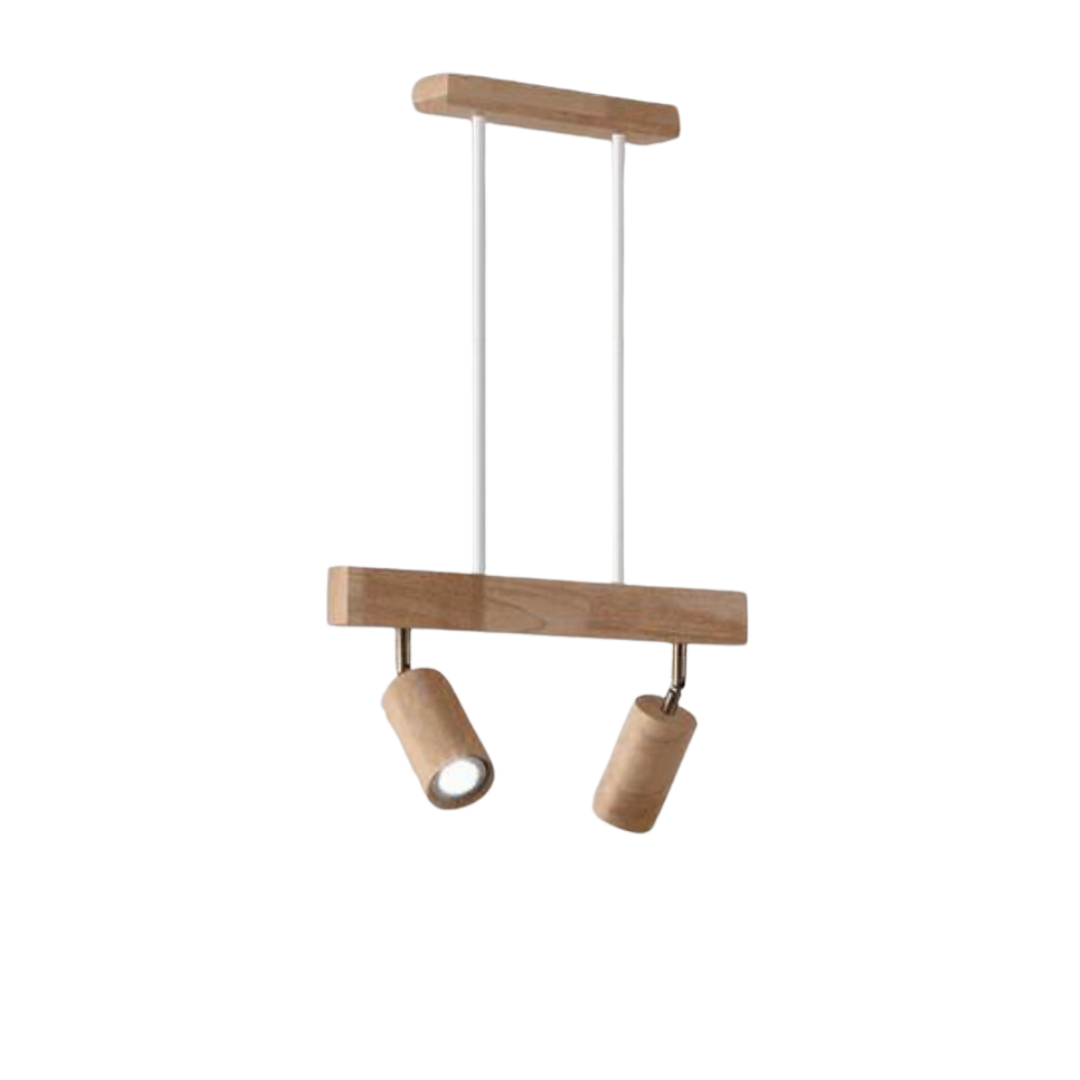 Wooden Adjustable Ceiling Spotlight - LuxeBeam