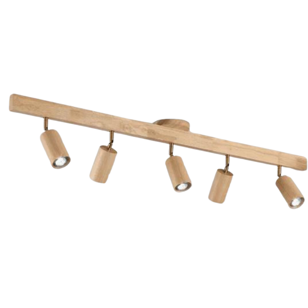 Wooden Adjustable Ceiling Spotlight - LuxeBeam