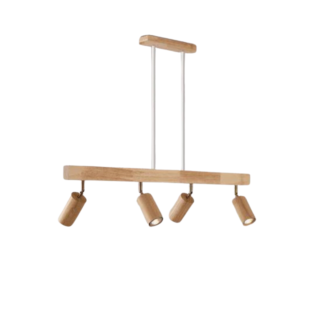Wooden Adjustable Ceiling Spotlight - LuxeBeam
