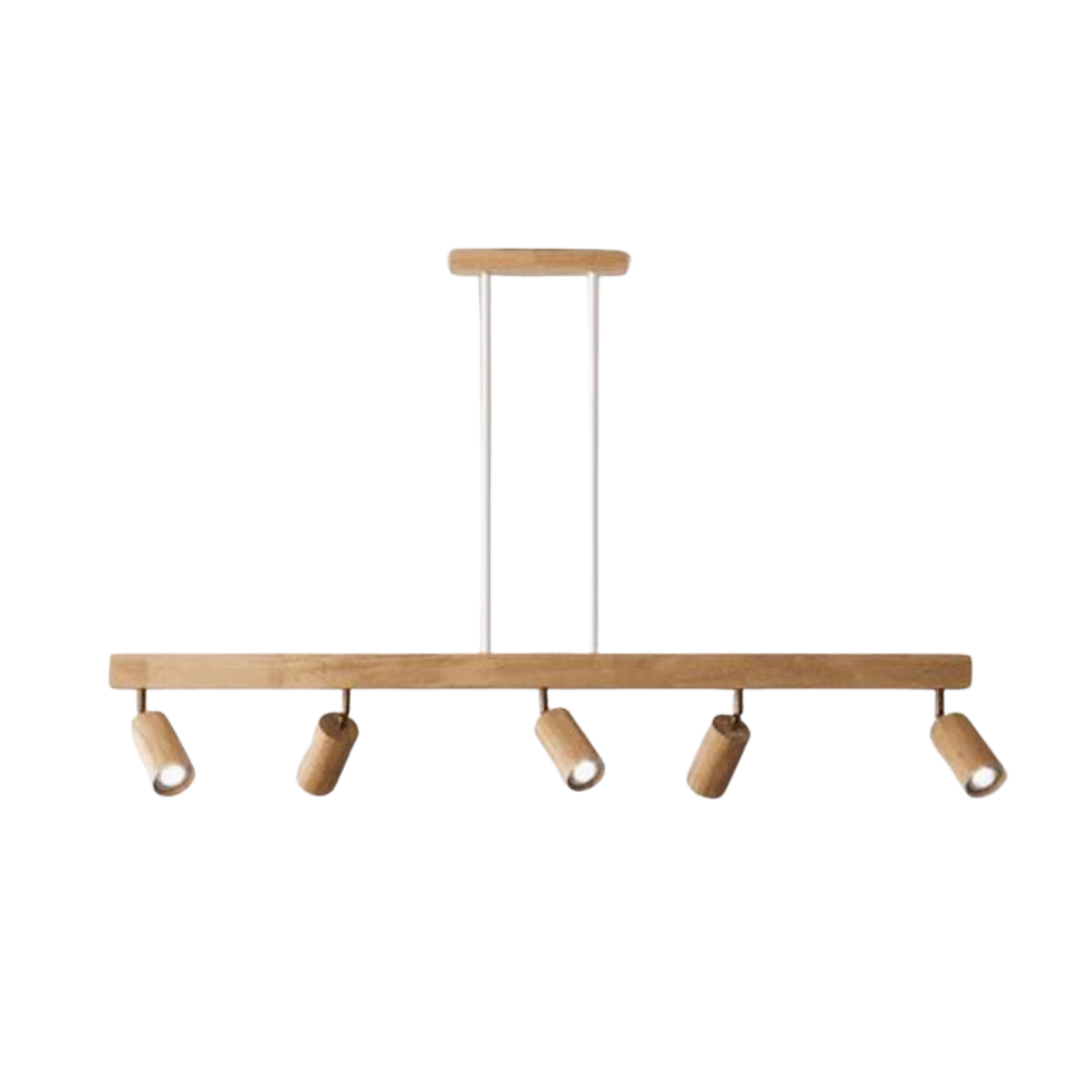 Wooden Adjustable Ceiling Spotlight - LuxeBeam