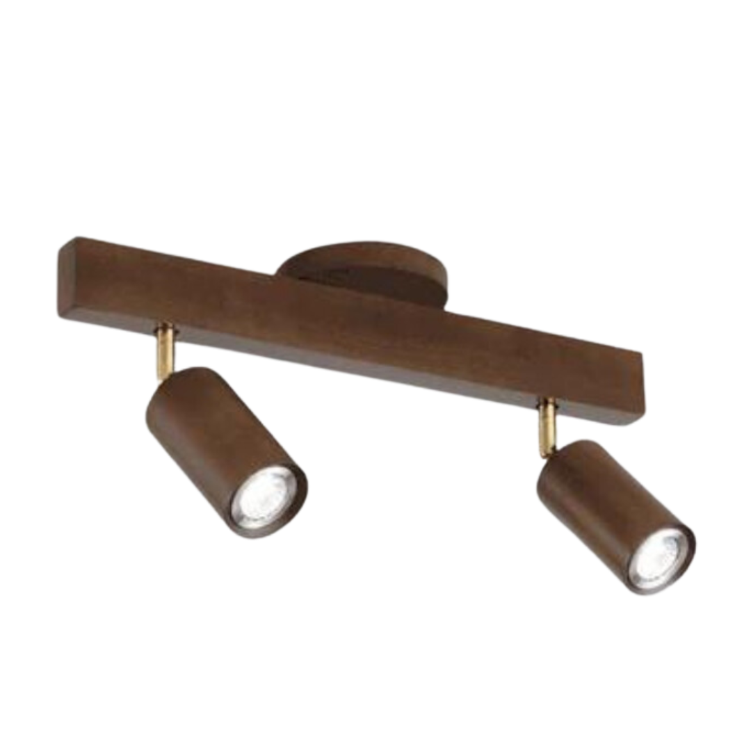 Wooden Adjustable Ceiling Spotlight - LuxeBeam