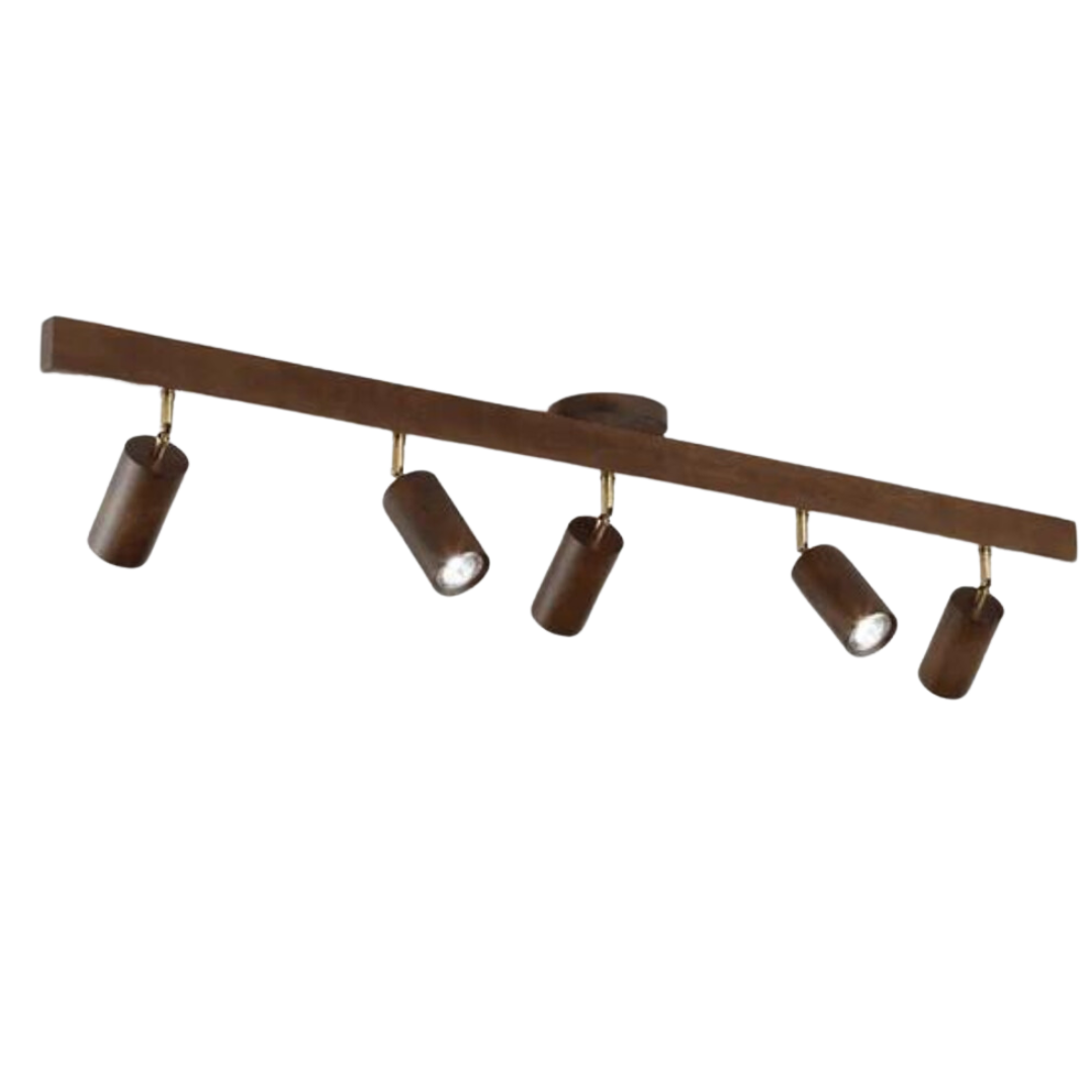 Wooden Adjustable Ceiling Spotlight - LuxeBeam