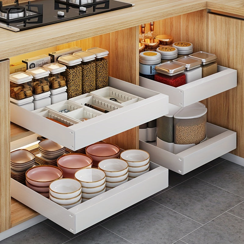 Pull-Out Kitchen Cabinet Organizer - NovaHome
