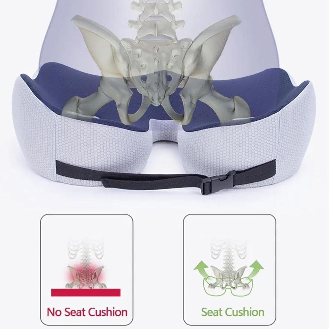Memory Foam Seat Cushion - ComfortNest