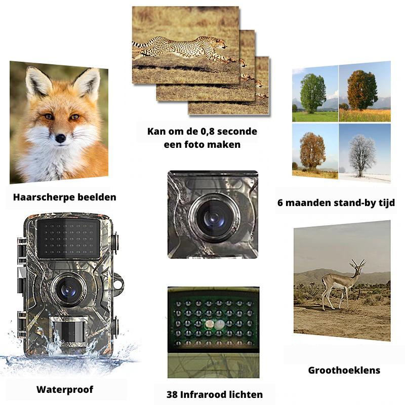 Wildlife Camera - NatureVision 4K Infrared Outdoor Tracker