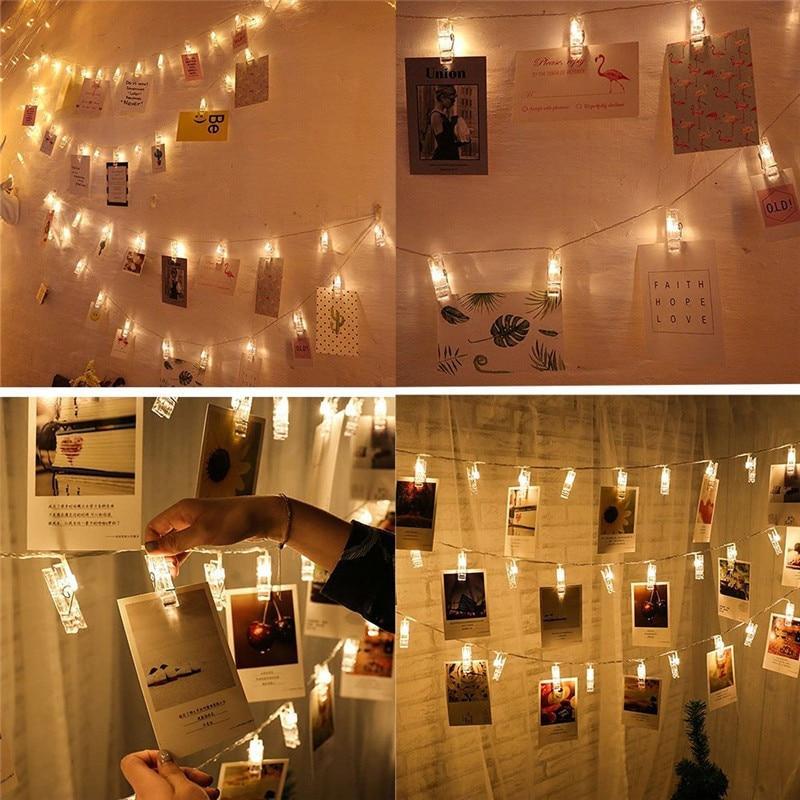 Photo Clip String Lights - Lumina Glow
