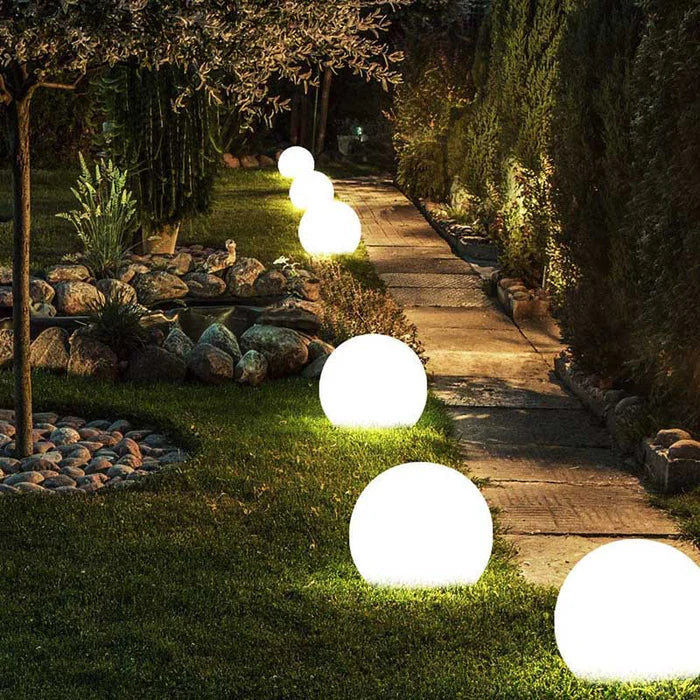 Illuminated Garden Sphere - LumaGlow