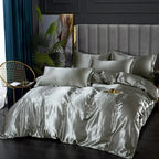 Silk Satin Bedding Set - LuxeDreams