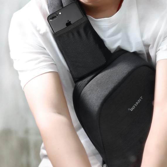 Splashproof Crossbody Messenger Bag - AquaVibe Essentials