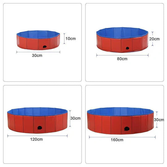 Folding Dog Pool - AquaPaws