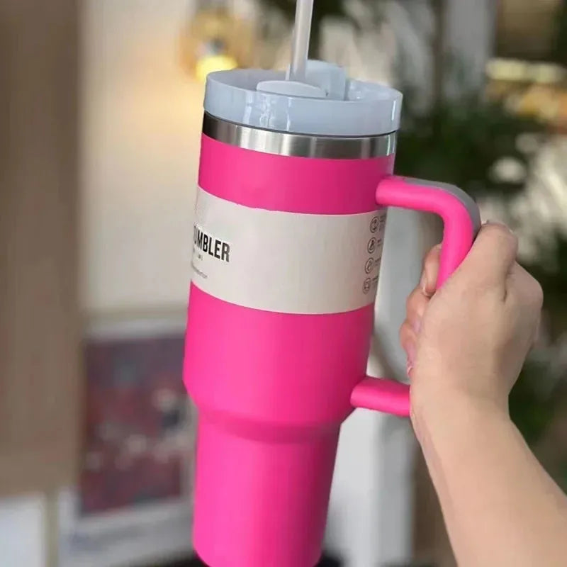 Insulated Travel Cup with Straw - LuxeSip