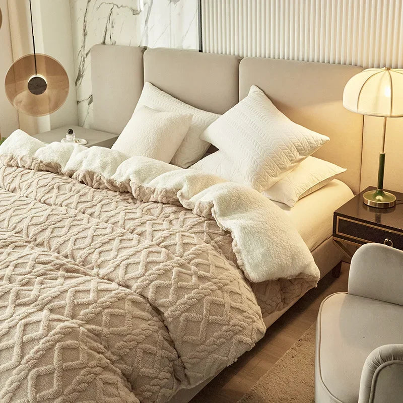 Cashmere-Look Double-Sided Bedding - LuxeNest
