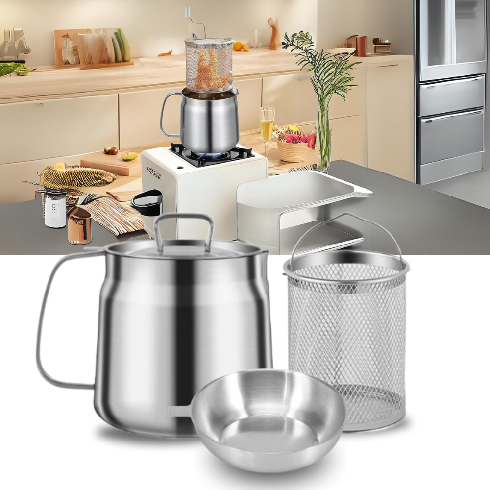 Stainless Steel Deep Frying Pot - Culinary Elite