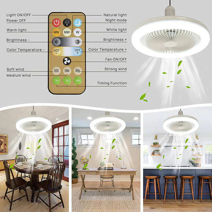 Ceiling Fan with Light - LuxeAir
