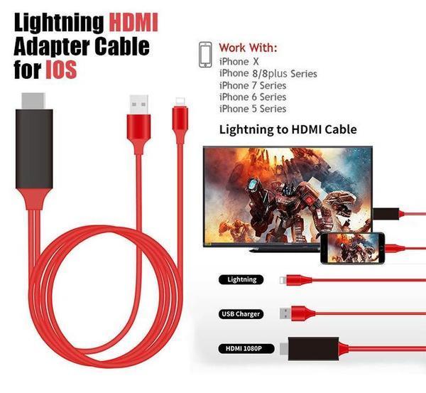HDMI Adapter Cable for iOS - LuxeConnect