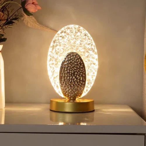 Peacock Table Lamp - LuxeAura