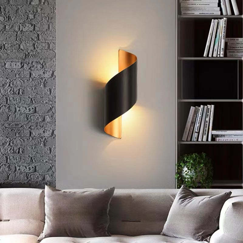 Spiral LED Wall Light - LumaGlow