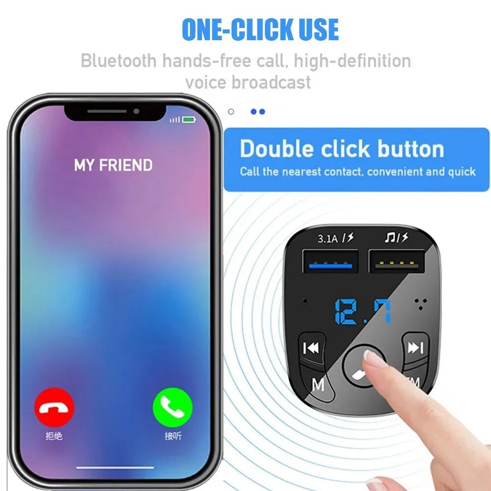 Bluetooth MP3 Car Player - LuxeDrive