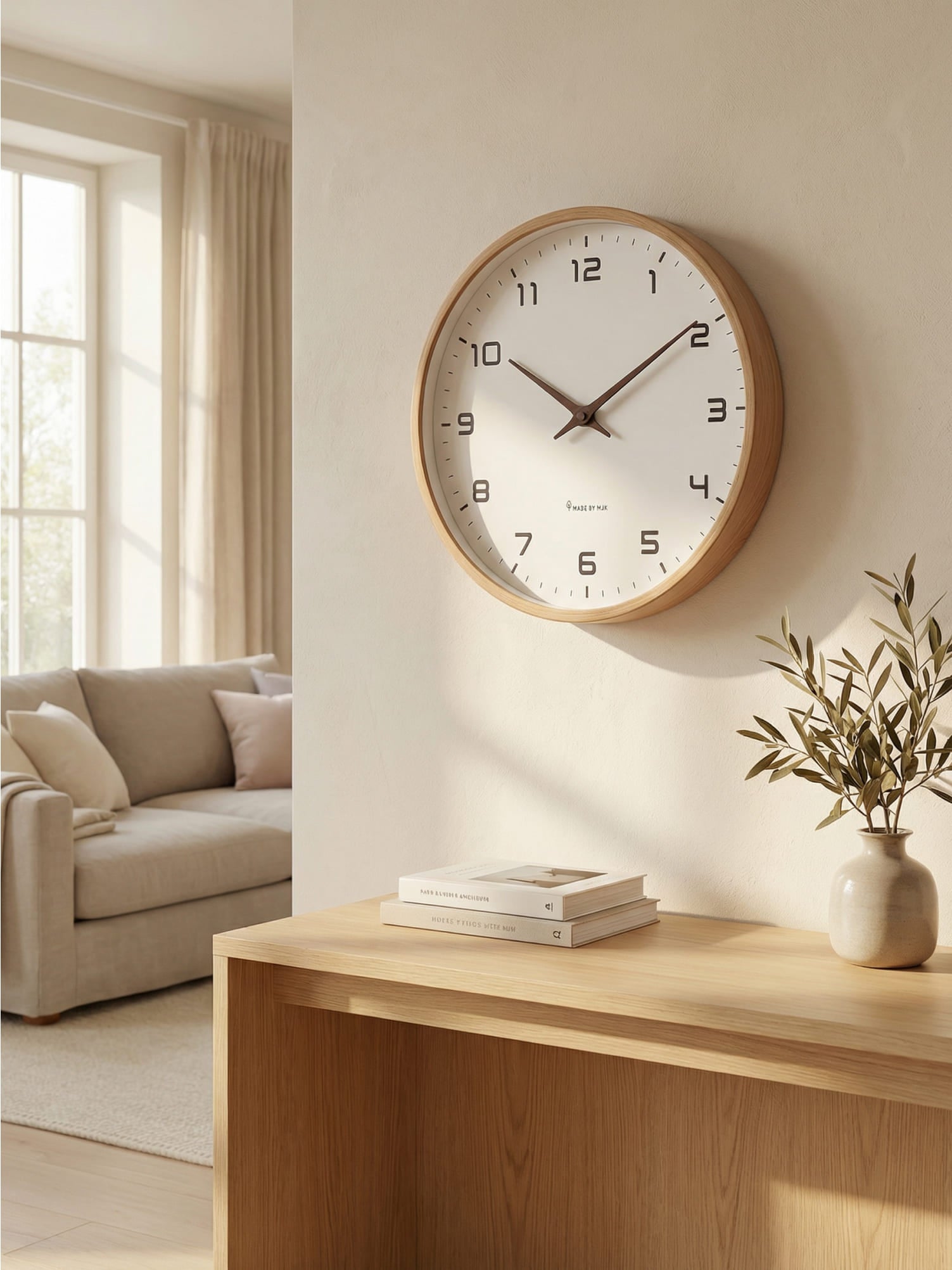 Timber Wall Clock - LuxeCraft