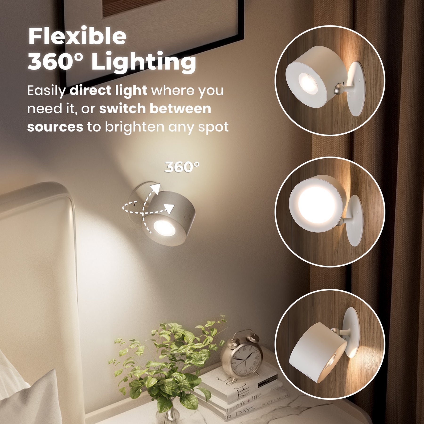 Magnetic Wall Light - Lumina™ 360° Adjustable Illumination