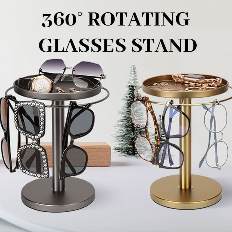 360° Rotating Glasses Stand - LuxeVision Storage Solution
