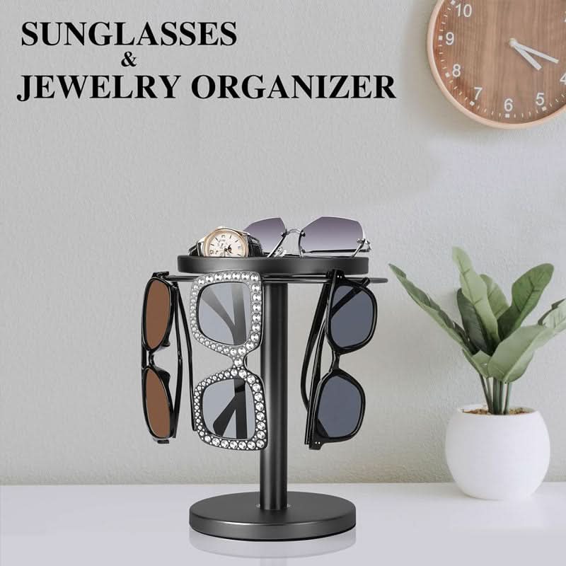 360° Rotating Glasses Stand - LuxeVision Storage Solution
