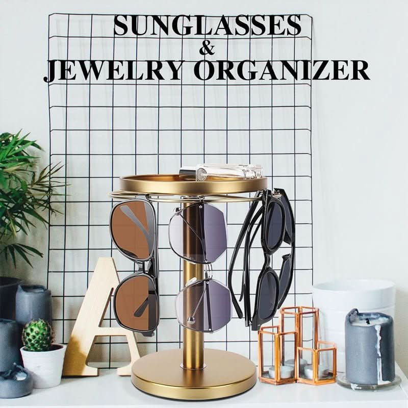 360° Rotating Glasses Stand - LuxeVision Storage Solution