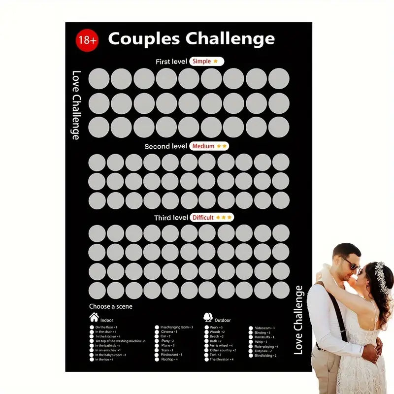 Romantic Scratch Cards for Couples - LoveQuest