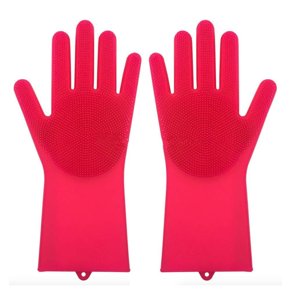 Silicone Scrubber Gloves - LuxeClean Essentials