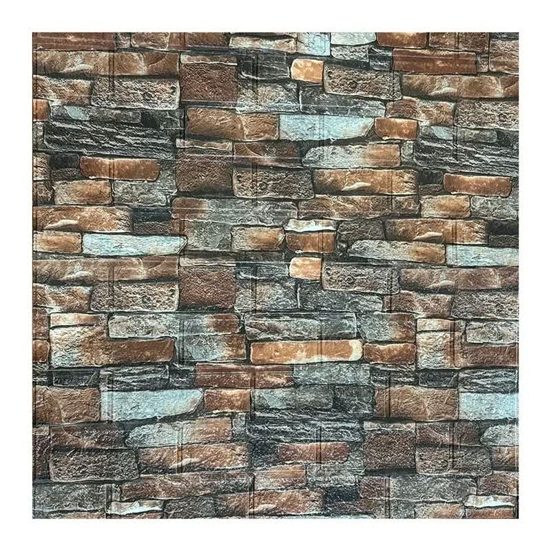 Brick Pattern 3D Foam Wallpaper - LuxeWall Designs