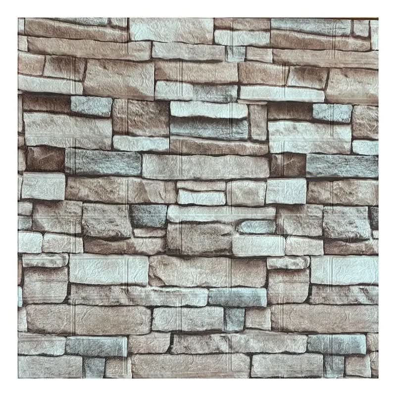Brick Pattern 3D Foam Wallpaper - LuxeWall Designs