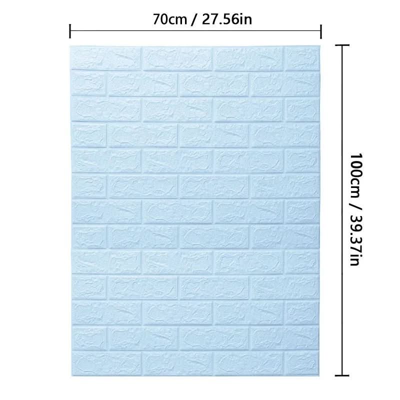 Brick Pattern 3D Foam Wallpaper - LuxeWall Designs