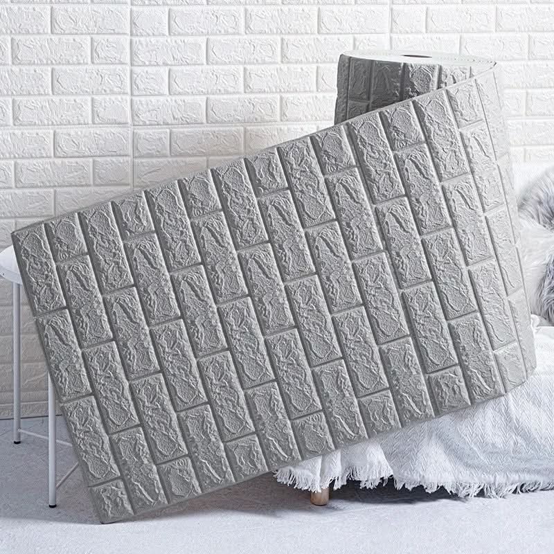 Brick Pattern 3D Foam Wallpaper - LuxeWall Designs