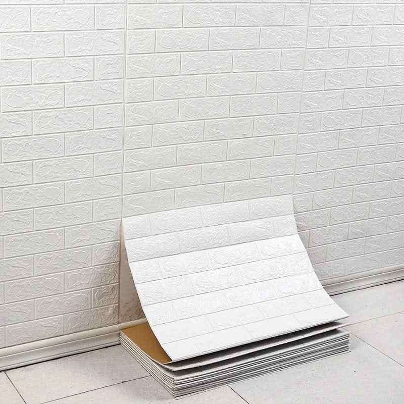 Brick Pattern 3D Foam Wallpaper - LuxeWall Designs