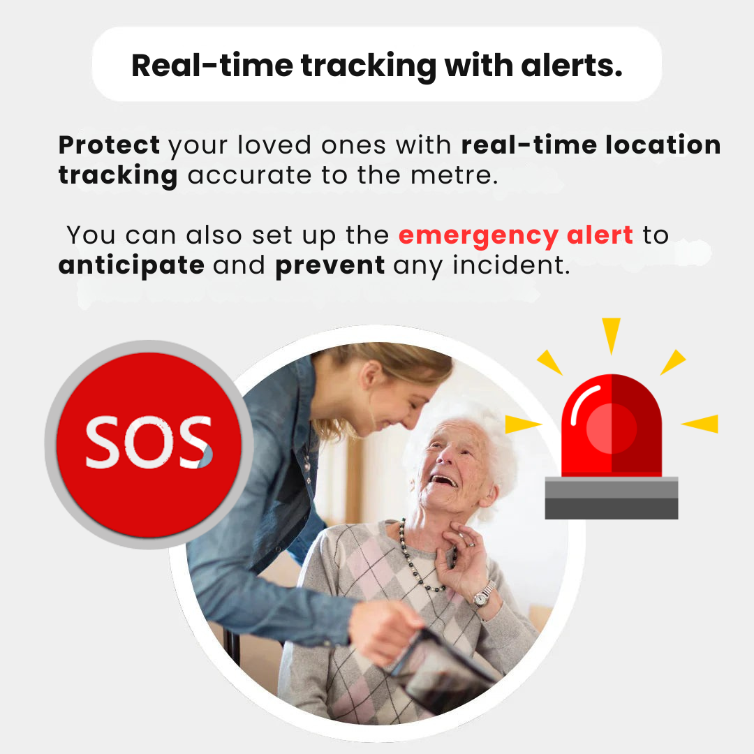 GPS Tracker for Seniors - SafeTrack Pro