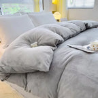 Cozy Flannel Fleece Duvet Cover - LuxeNest