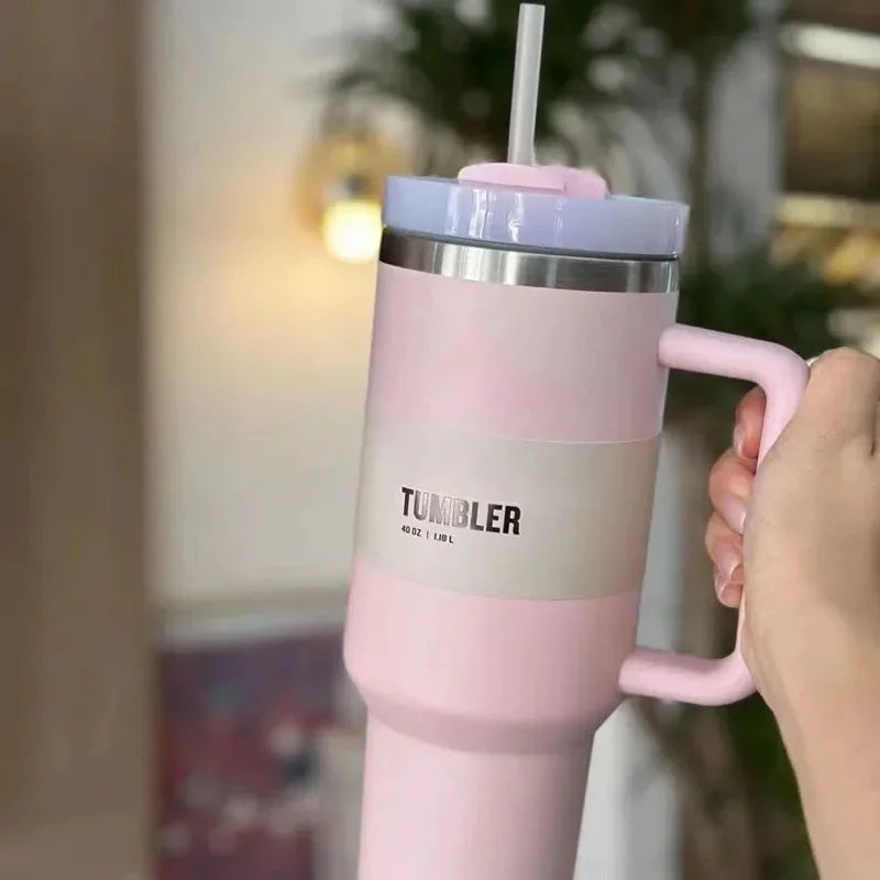 Insulated Travel Cup with Straw - LuxeSip