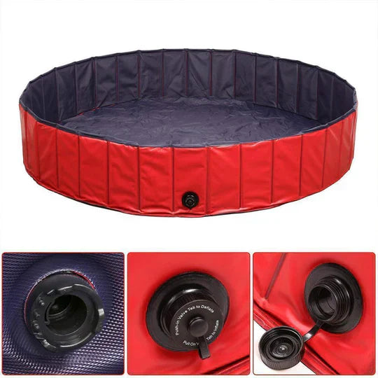 Folding Dog Pool - AquaPaws