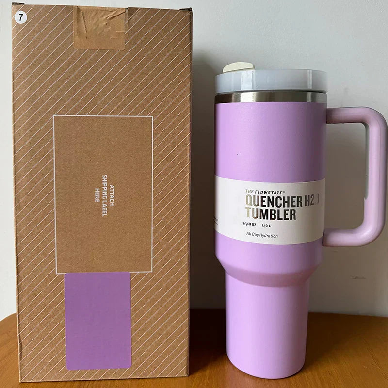 Insulated Travel Cup with Straw - LuxeSip
