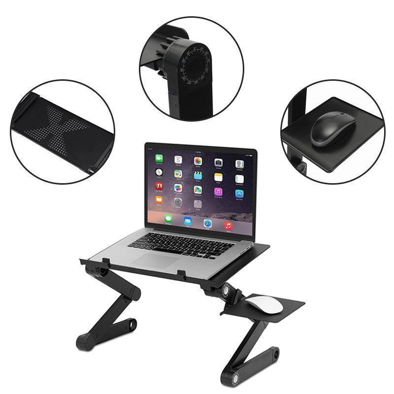 Adjustable Folding Laptop Desk - ElevatePro
