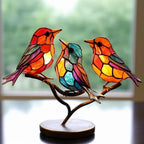 Stained Glass Bird Figurines - Artisano Creations