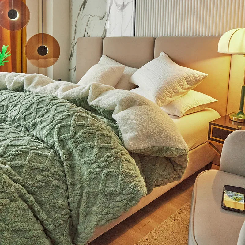 Cashmere-Look Double-Sided Bedding - LuxeNest