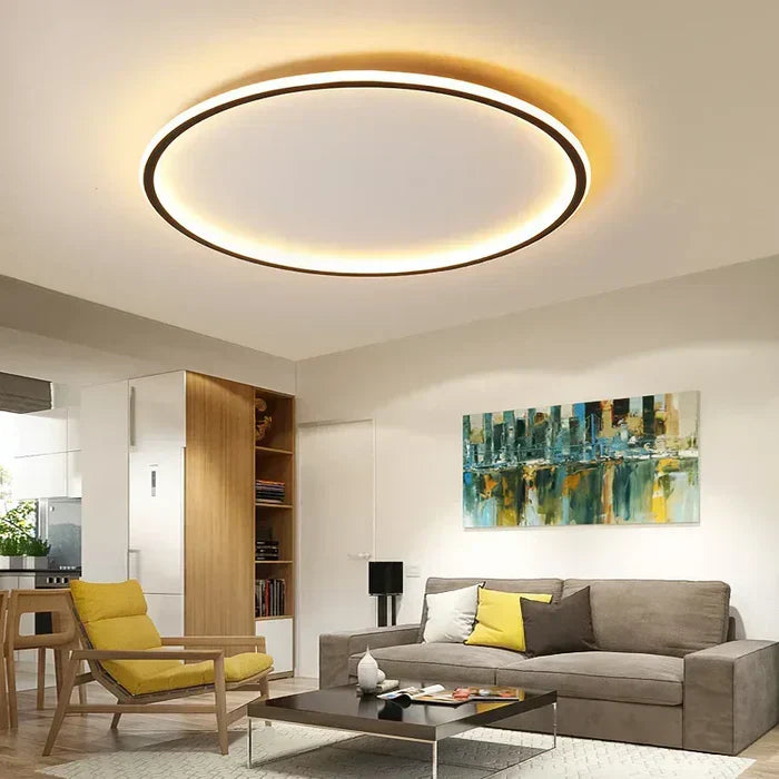 AuroraSphere Round Ceiling Light - Luminara Designs