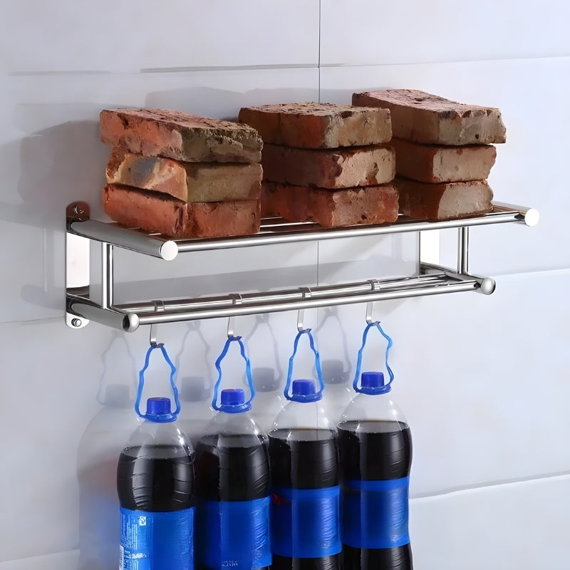 Stainless Steel Towel Rack - LuxeHome Essentials