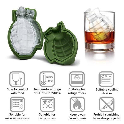 3D Grenade Mold - Artisan Craft Co.
