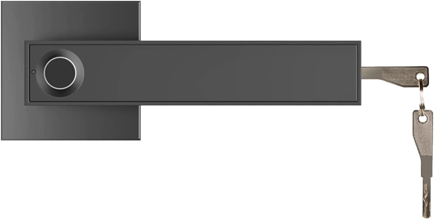 Smart Fingerprint Door Lock with Key Access - Luxora