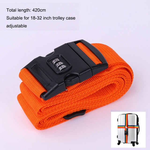 Adjustable Luggage Strap - LuxeTravel Essentials