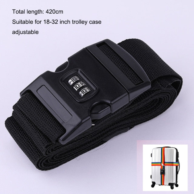 Adjustable Luggage Strap - LuxeTravel Essentials
