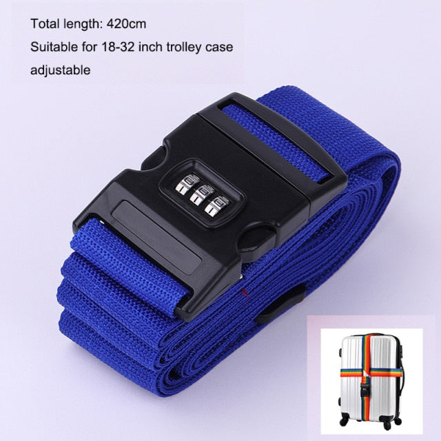 Adjustable Luggage Strap - LuxeTravel Essentials